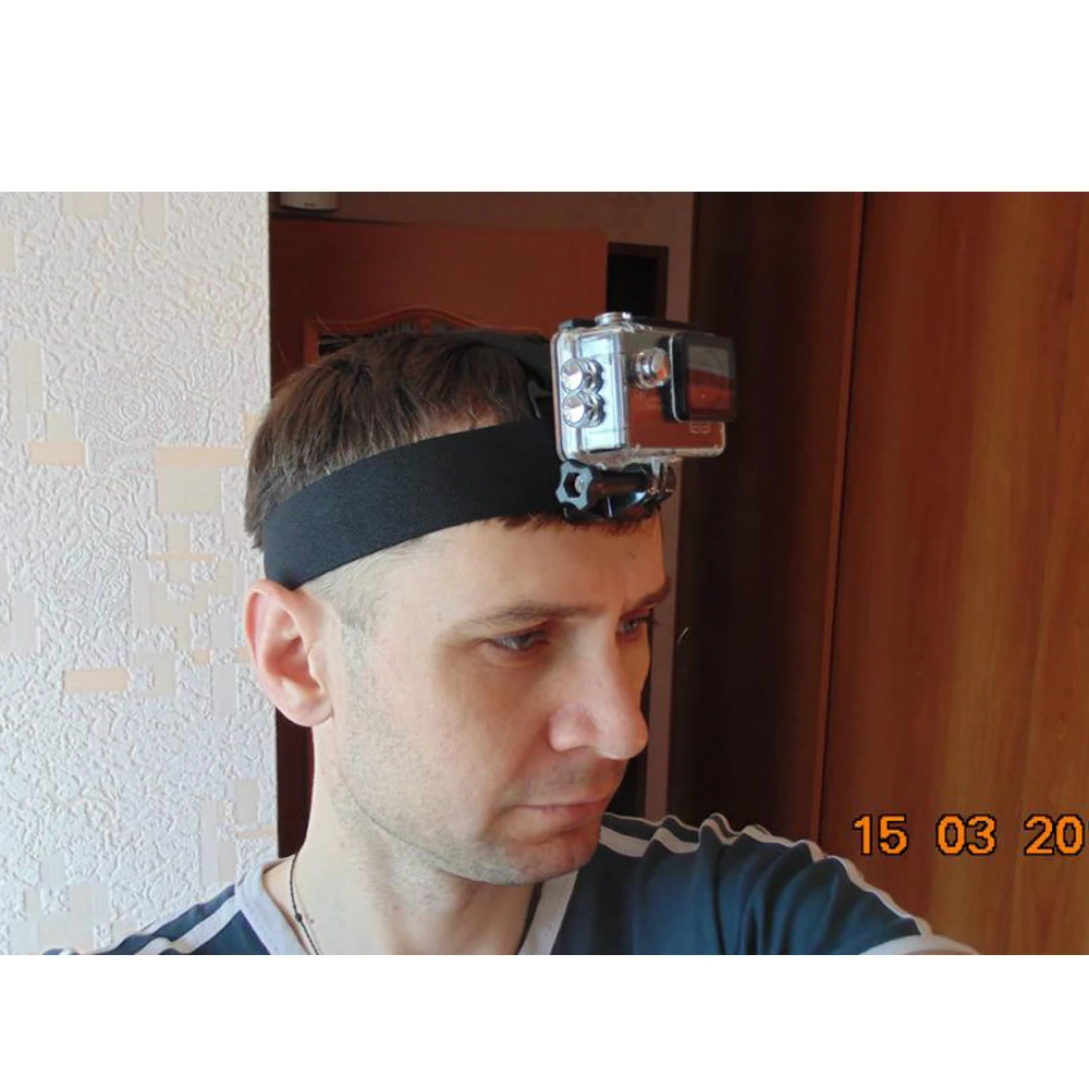 Эластичное крепление SHOOT для камеры GoPro Hero 9 8 7 5 Black Sjcam Sj4000 Yi 4K H9r|for gopro hero|elastic head