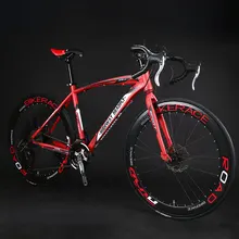 26 polegada 24/27 velocidade bicicleta freio a disco duplo para estudante adulto