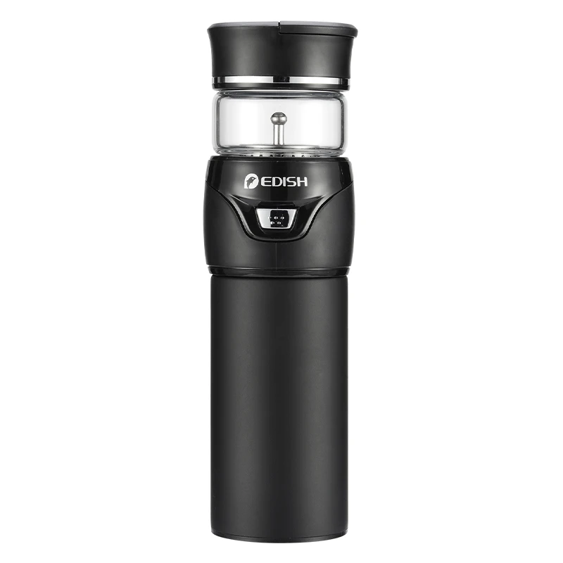 

Thermos Bottle Thermos Cup Teapot Men's Teacup Water Cup Tea Cup Household Small Portable Tea Separation One Button on Fashion