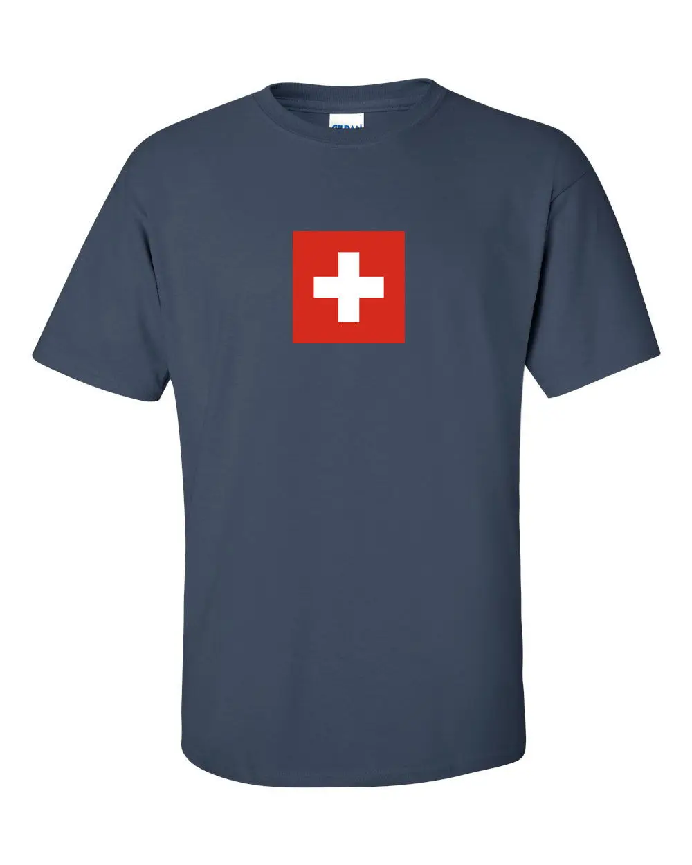 Camisetas de algodón para hombre, ropa de marca a la moda, con bandera de  Suiza Suisse, cruz blanca y roja, novedad de 2019|Camisetas| - AliExpress