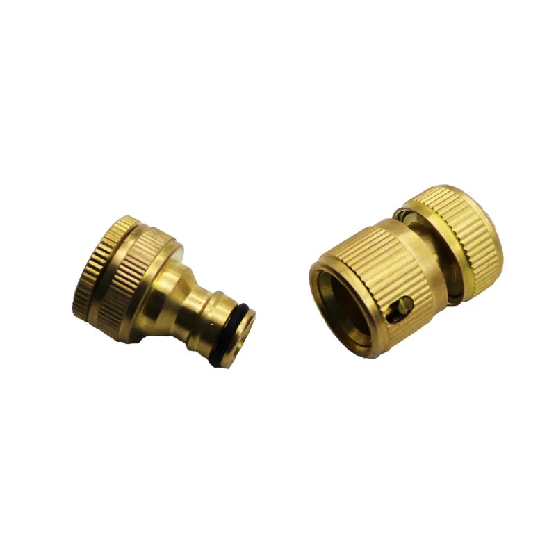 5 Set Brass Water Faucet Connection Fitting Seal Hose Fittings