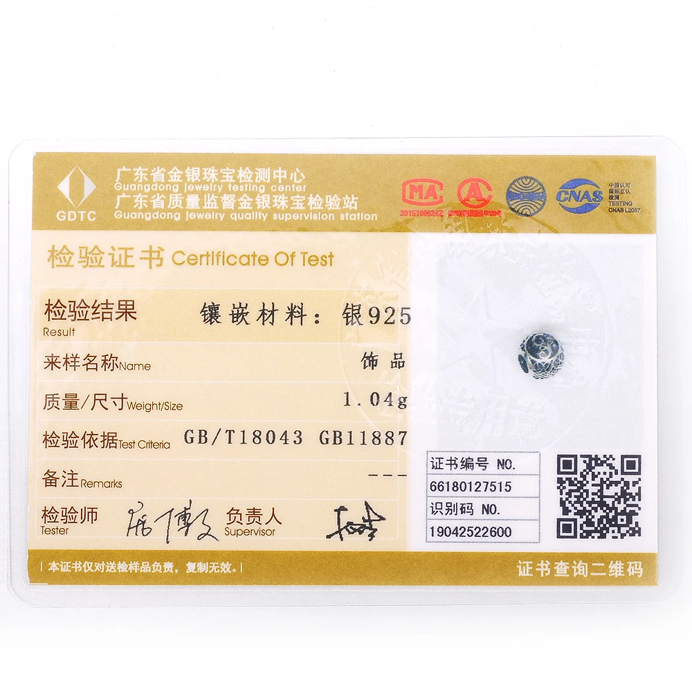 LZESHINE настоящее 925 пробы Серебряное сердце и корона подвески бусины подходят к