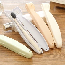 Y& W& F 1 шт. зубная щетка из натурального бамбука/4 цвета уплотнительная Пряжка коробка для зубных щеток водонепроницаемый Антибактериальный ящик для хранения зубных щеток