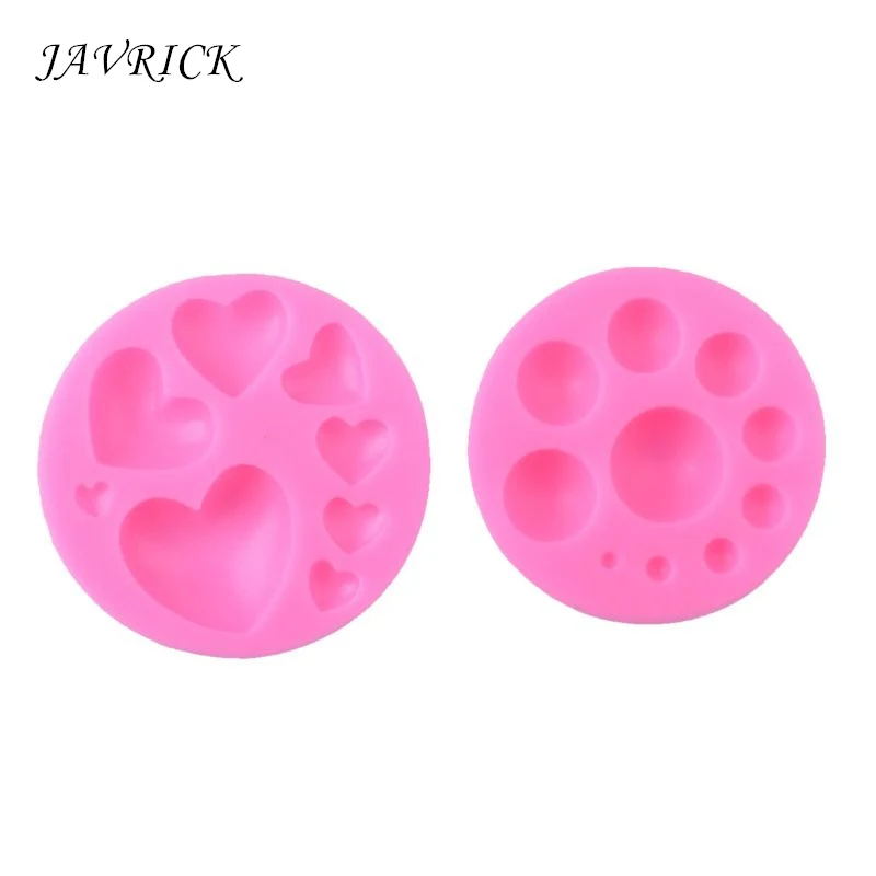 

Round Heart Jewelry Gem Cabochon Resin Silicone Mold Resin Epoxy Pendant Making