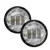 2 шт. Chrome/Черный 4.5 дюймов creee LED ближний свет пятна дальнего LED Противотуманные фары для Harley davidso мотоциклы 4.5″