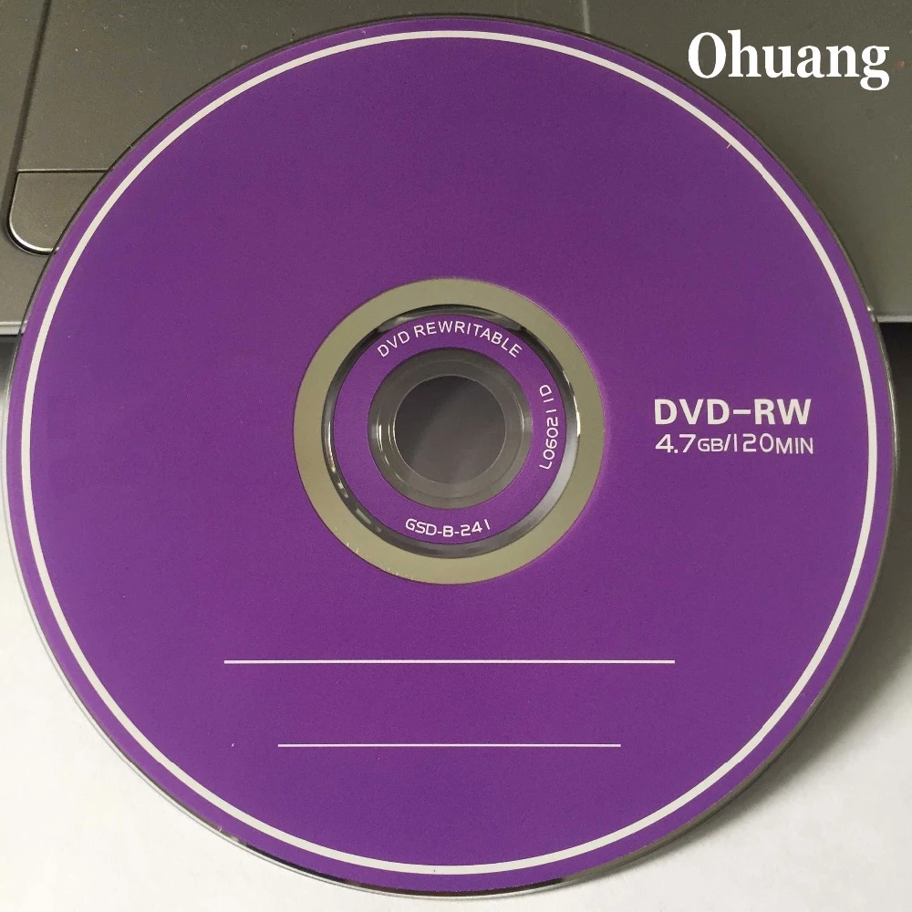 10 Discs Grade A X4 4.7 Gb Blank Printed Dvd Rw Disc Blank Records