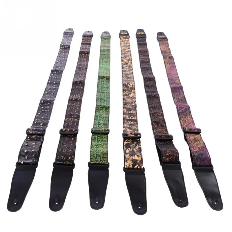 Buy Punk Style Guitar Strap 6 Colors Adjustable