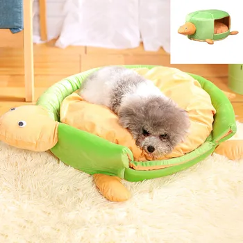 

Cat Sleeping Bag Cute Cartoon Winter Tortoise Dog House Pet Nest Kennel Pet Bed Sofas Pet House WarmWarm Pet Nest Beds cama para