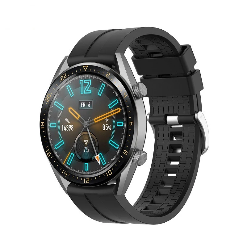Смарт часы 7 в 1 для Huawei Watch GT 42 мм 46 силиконовый ремешок спортивный браслет + чехол
