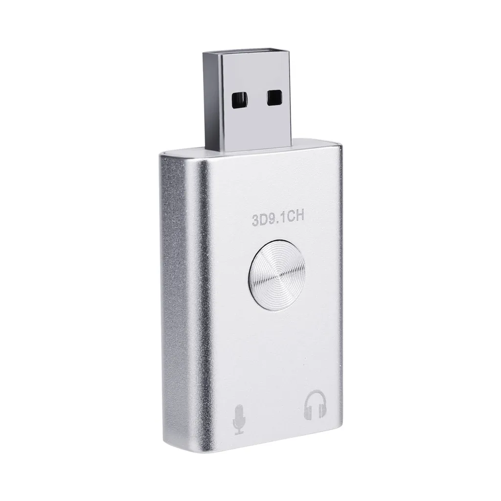 Звуковая карта Внешний аудио адаптер для наушников USB звуковая HIFI волшебный