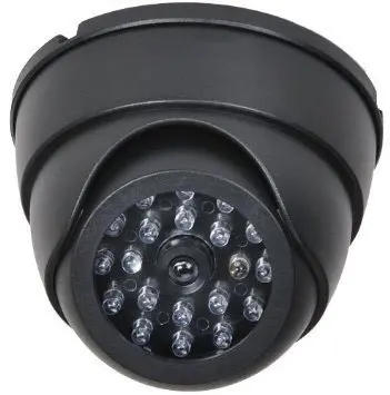 4 шт. в упаковке Dome Dummy камера поддельные инфракрасный ИК CCTV камеры видеонаблюдения камеры имитация мигающий светодиодный безопасности Предупреждение наклейки
