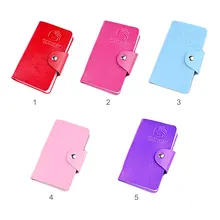 Горячая 1 шт. Красота Девушка 24 слота Стикеры для ногтей штамповки пластины Ручка для мешка для хранения Чехол штамп сумка органайзер