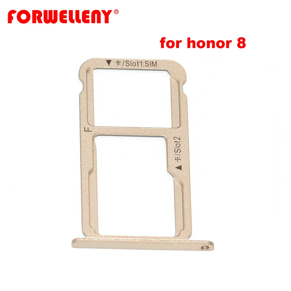Для huawei honor 8 honor8 Micro Sim карты держатель Слот лоток Адаптеры FRD L09 L19 L14 Черный Синий