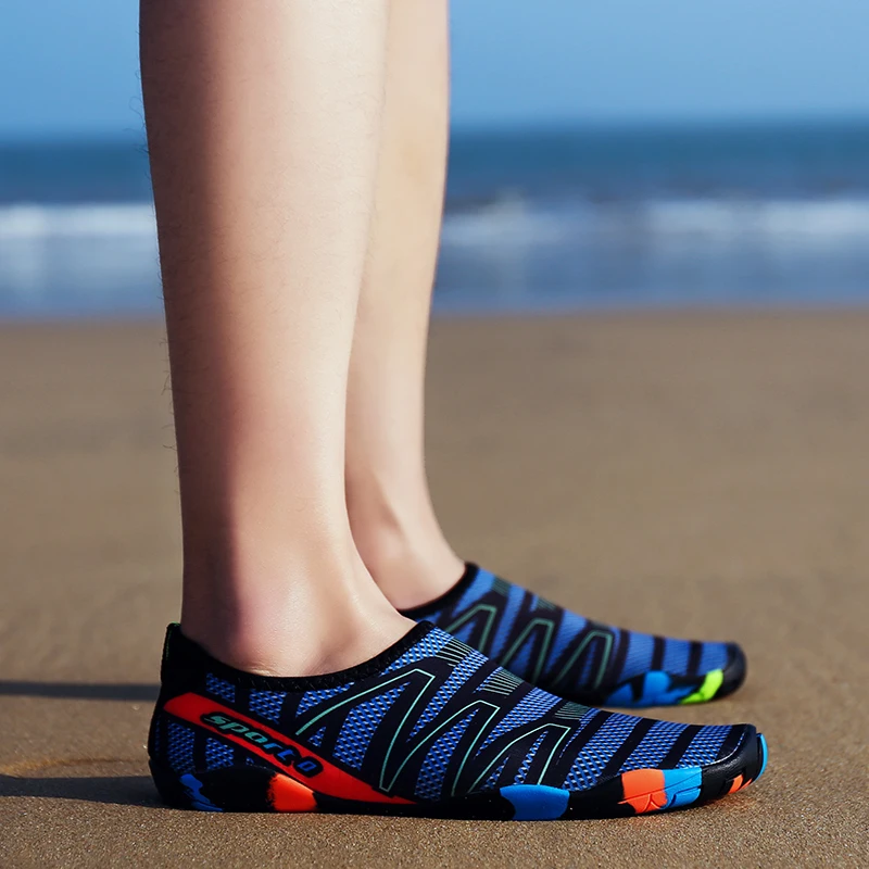 Низкая цена; удобные мягкие пляжные кроссовки на плоской подошве; пляжная обувь; Мужская обувь для плавания; женская дышащая прогулочная обувь для взрослых