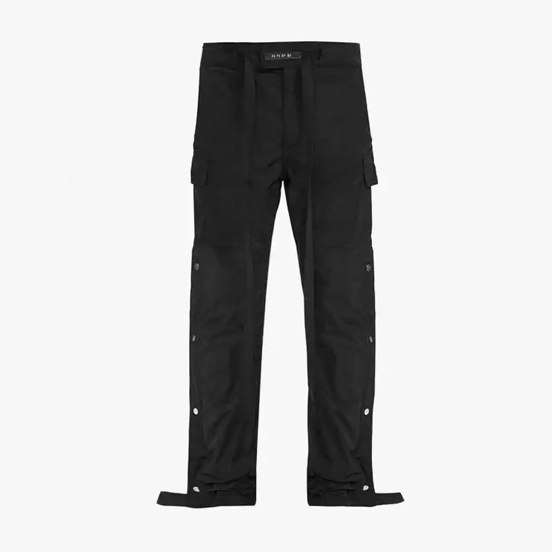 snap zipper cargo pants