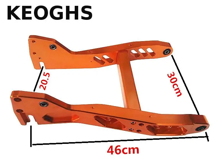 Keoghs мотоцикл скутер задний поворотный рычаг ЧПУ Алюминиевый сплав персональная модификация для Yamaha скутер Bws