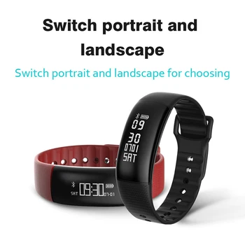 

2020 New A69 Smart Bracelet Pedometer Heart Rate Watches Blood Pressure Fitness Tracker Smartband PK for mi band 2 PK for Fitbit