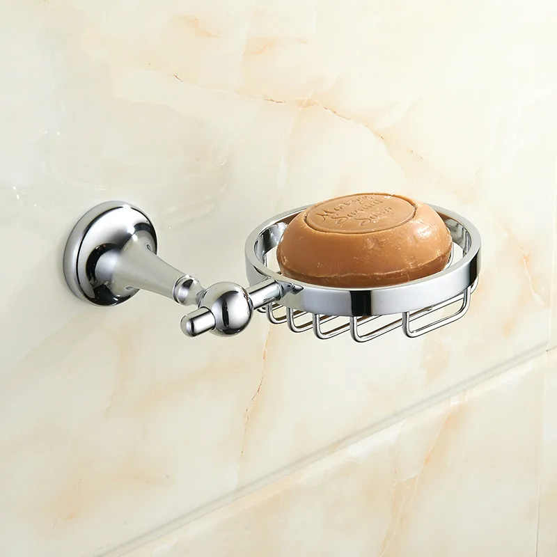 

Soap dish soap net copper silver round soap net hardware pendant bathroom shelf lo814324