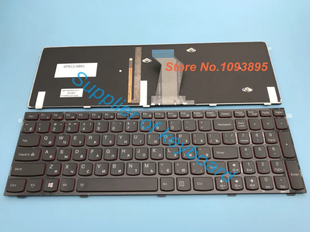 Новый русский клавиатура для Lenovo Y500 y500n y500nt Y510 Y510P Y590 Y590N ноутбук русская с