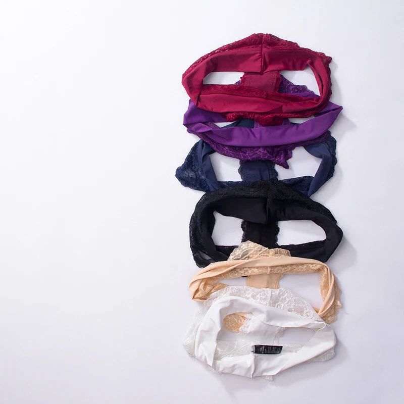 DULASI Sexy Lace Transparent Thong Panties Low Waist Cotton Crtoch Briefs Underwear Women Soft and Breathable G-String Lingerie DULASI Sexy Lace Transparent Thong Panties Low Waist Cotton Crtoch Briefs Underwear Women Soft and Breathable G-String Lingerie