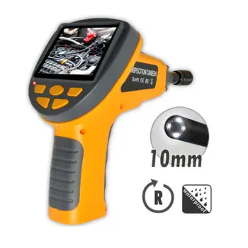

LCD Waterproof 3.5" Video Snake Inspection Endoscope Borescope Tube 10mm Camera