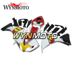 Полная ABS Пластик инъекций красный, белый желтый Новая мотоциклетная обувь Обтекатели для Yamaha YZF R1 год 09 10 11 обтекателя Kit Средства ухода за