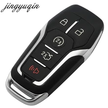 Jinyuqin смарт-пульт дистанционного ключа чехол 5 Кнопка для Ford Edge Explorer Fusion- M3N-A2C31243300 ключа автомобиля оболочки нерезанное лезвие