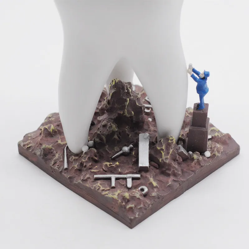 Стоматология клиника украшения предметы интерьера креативная Скульптура Подарок для дантиста изделия из смолы Игрушки Зубные артуары зубы ремесла