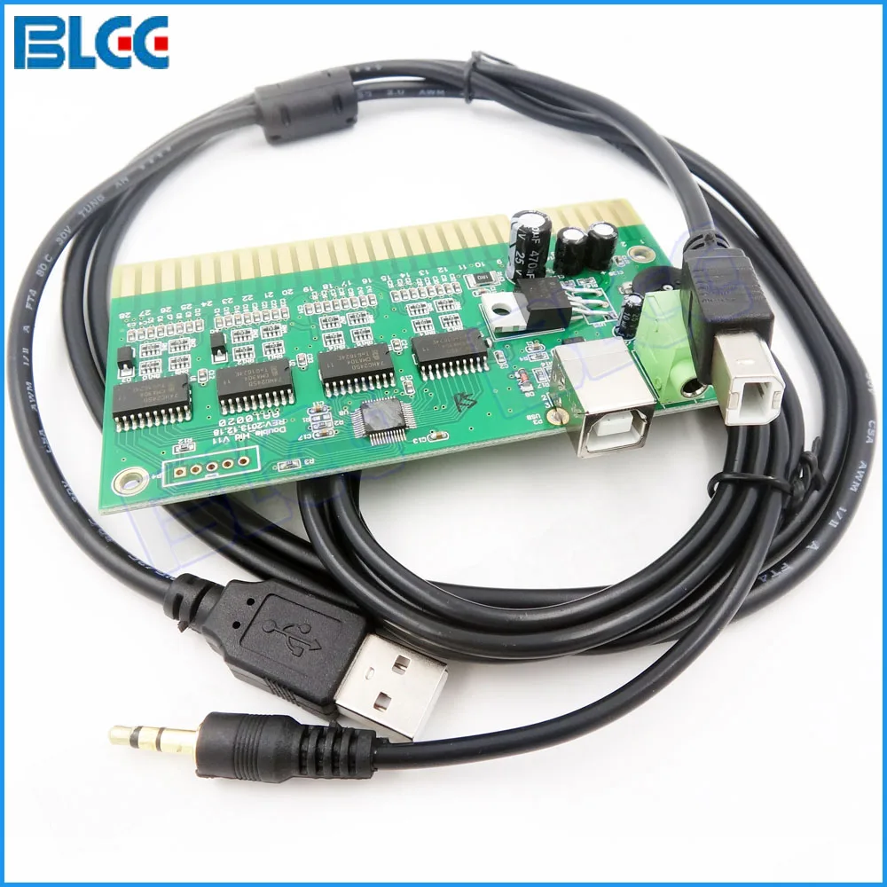 1 шт. ПК JAMMA USB конвертер доска для аркадные игры машина PC2 Джамма PCB игры