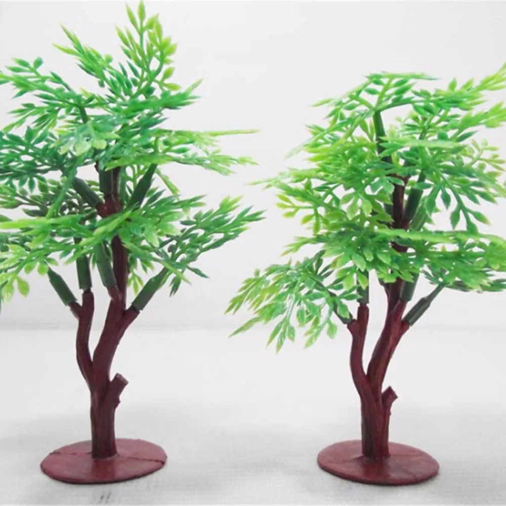 

9cm Dollhouse Miniature Scale Model Tree Dollhouse Scenery Layout Landscape Model Trees landscaping Railway and War game layouts