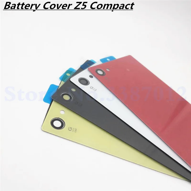 Чехол на заднюю крышку батареи для sony Xperia Z5 Compact Mini E5803 E5823 чехол на заднее стекло с NFC и логотипом