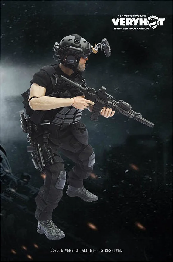 Очень популярный американский морской CQB Close Quarters Battle NIGHT Версия набор 1/6(без головы и тела