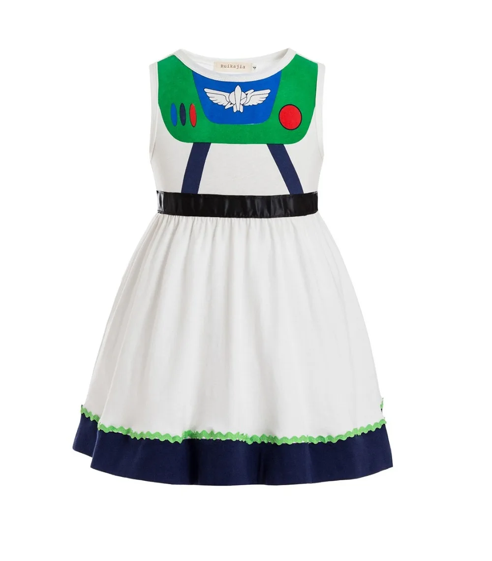 baby girl doll skirt Jessie Costume Child buzz Costume Cowgirl Jessie Tunic Tank dress toddler dresses bo peep buzz lightyear alien forky dress girls skirt for baby girl