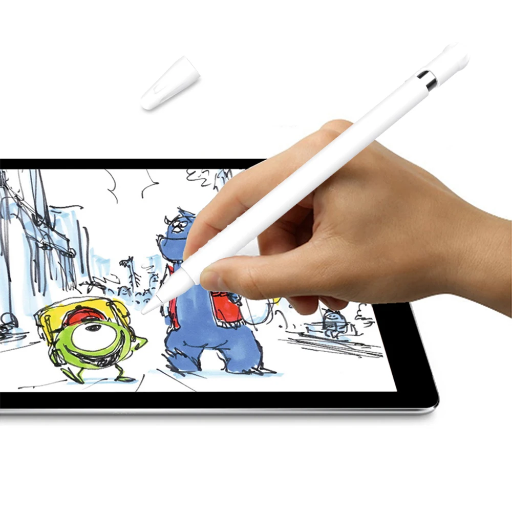 Для Apple Pencil 1 чехол для iPad планшеты пенал планшеты Touch стилусы Ручка защитная сумка-чехол Портативный мягкий силиконовый чехол