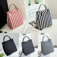 Новинка, модный бренд, для взрослых женщин, Дамская разноцветная переносная изолированная сумка для ланча, сумка для пикника