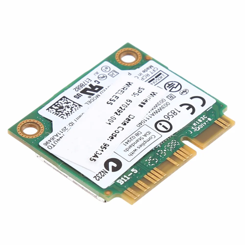 Двухдиапазонная 2,4G/5G 300M 802.11a/b/g/n WiFi Bluetooth 4,0 Беспроводная мини карта PCI-E для Intel mediino Advanced-N 6235ANHMW