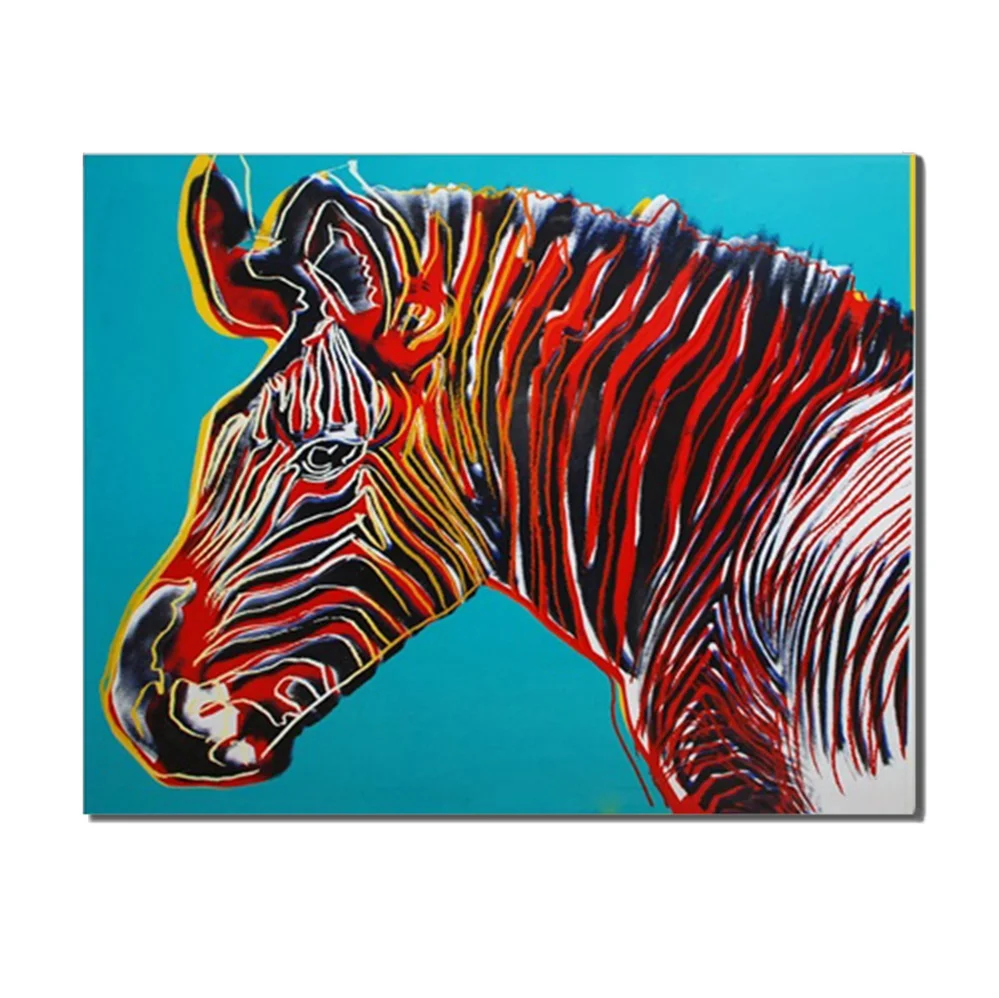 Laeacco акварели Zebra постеры с животными и принты абстрактной живопись настенная для