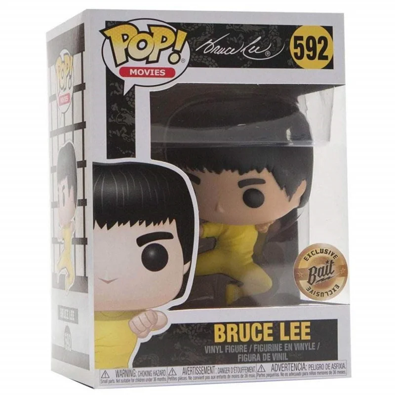 

FUNKO POP New Arrival Bruce Lee 592# Kung Fu Vinyl Action Figure Collection Model toys for Children Christmas Gifts