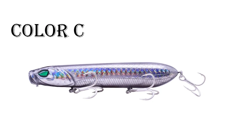 1 шт., топовая водостойкая приманка, жесткая рыболовная приманка, 105 мм, 18 г, воблеры, соленая вода, 3D глаза, искусственные жесткие приманки морские рыболовные снасти