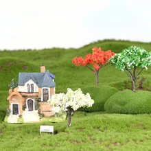 8 Стиль Мини Дерево смолы ремесла бонсай миниатюрные сказочные садовые украшения микро пейзаж фигурка сад