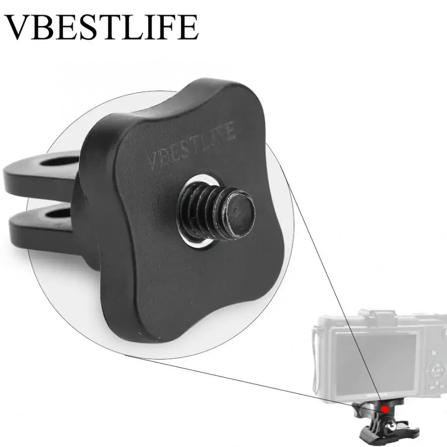 

Tripod Mount Adapter Converter 1/4'' Thread Screw Accessory for Gopro Xiaomi Yi tornillos parafuso