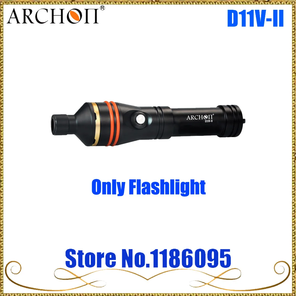 ARCHON D11V II/D11V-II/W17VII 100 м подводный Сноркелинг фонарь для дайвинга фонарь Макс 1200 люмен - Испускаемый цвет: Синий