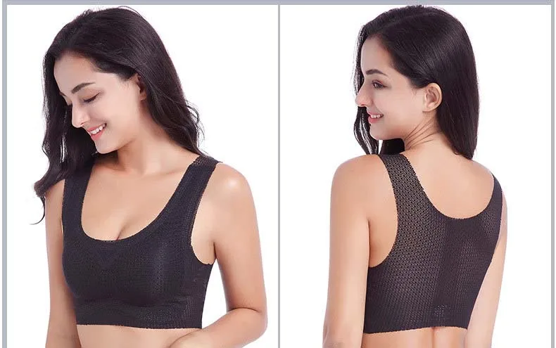 errinut Plus Size Bra Seamless Underwear Women Push Up Bra Lace Bralette Bras For Women Wire Free Breathable Lingerie 1 (1)