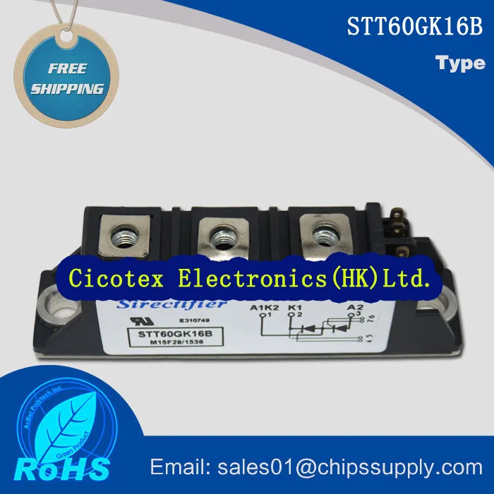 Módulo Igbt Thyristor Thyristor-módulos Stt Stt60gk16-b Stt60gk16b 60gk16 b