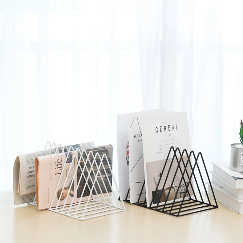 

RUX WORKSHOP Nordic Solid 9 Grid File Storage Shelf Book Stand Desktop Office Desk Storage Book Organizer