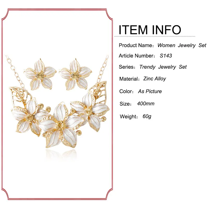 F& U Модный кристалл Pistil и четыре цвета керамическая глазурь цветок кулон и колье Золотая цепь ювелирные изделия для женщин