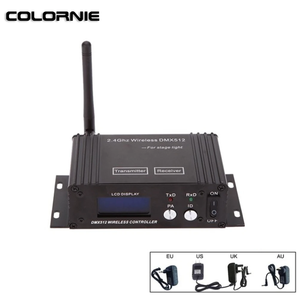 2.4g Wireless Dmx 512 Controller And Rechargable Battery Powered Wireless Receiver Dmx Lighting Console For Moving Head Beam