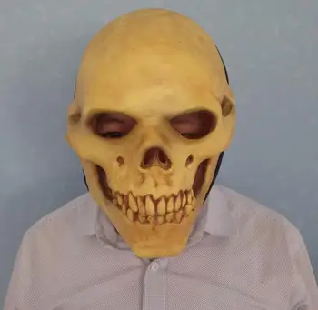 

Scary Halloween Party Masks Latex Skull Mask Adult Full Head Face Breathable Halloween Ghost Mask Fancy Dress Party Cosplay