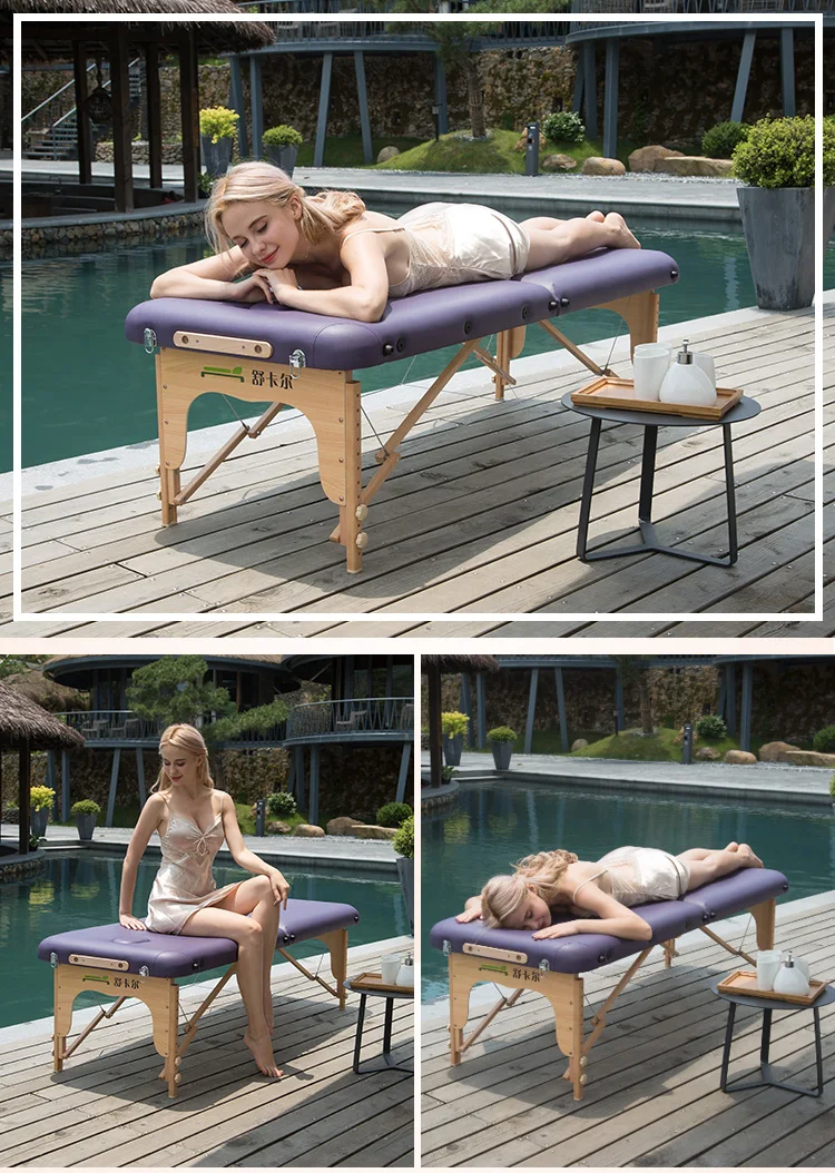  Massage table folding massage table portable household portable fire therapy needle moxibustion bea