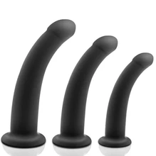 Smooth Silicone Real Penis Anal Plug Prostate Massager SuctionCup Butt Plug Dildo Anal Vagina Stimulator Erotic Sex Toy